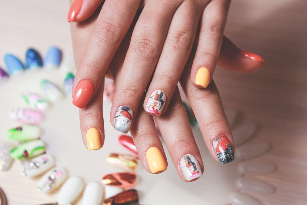 July manicure, Collingswood Kay Nails